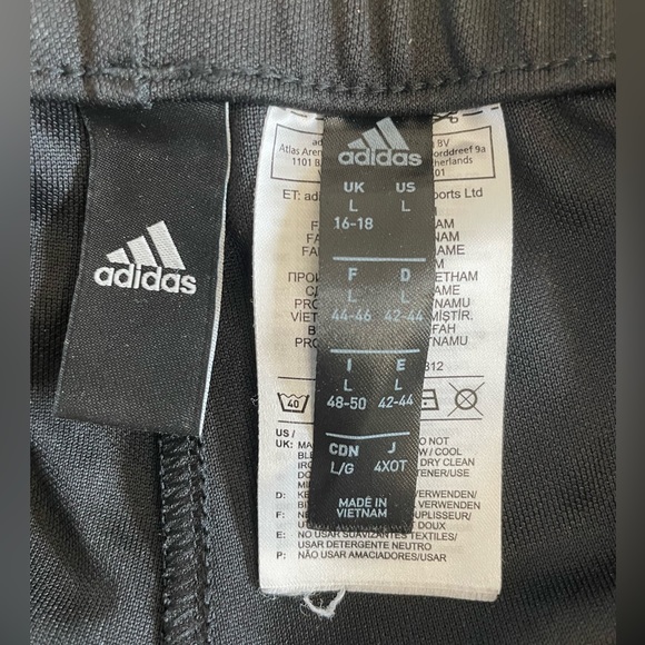 Adidas T10 ankle zipper track pants - L - Picture 4 of 6